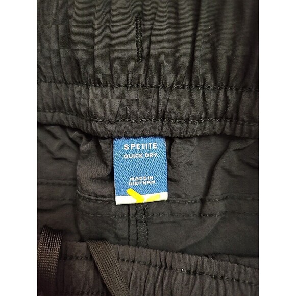 Old Navy Ankle-Zip Cargo Joggers Womens S Petite Black Quick Dry Nylon NEW - Picture 5 of 11